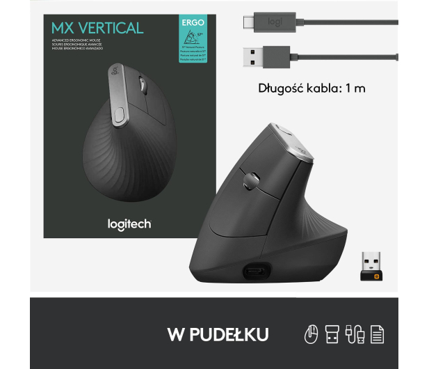 LOGITECH MX Vertical 910-005448 - 475517 - zdjęcie 10
